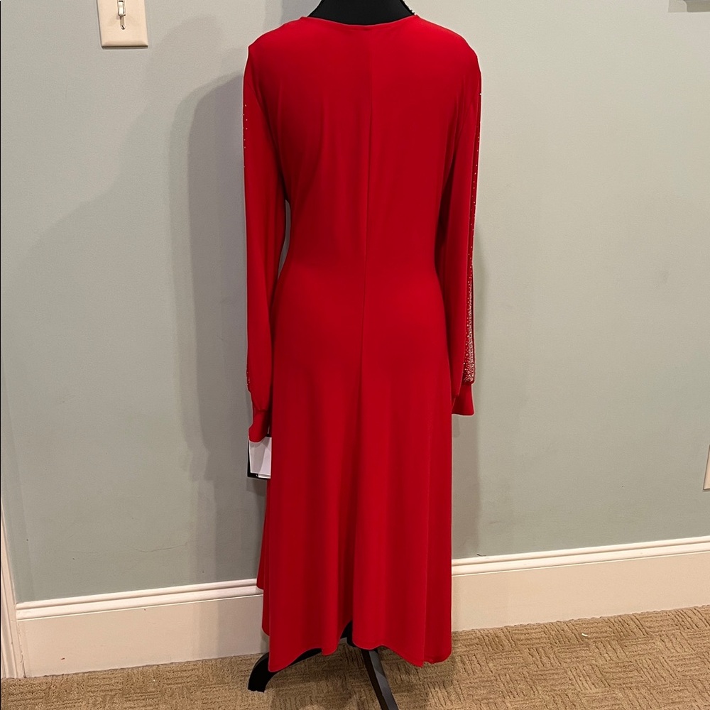 Perceptions Vibrant Red Dress - Picture 4 of 7
